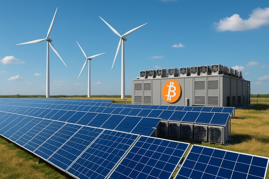Renewable energy-powered bitcoin mining facility Renewable energy-powered bitcoin mining facility