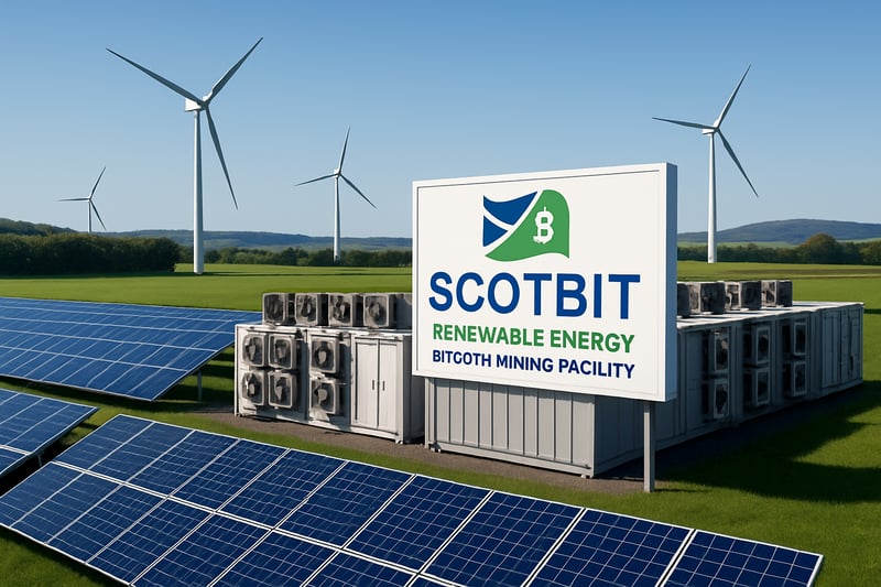 ScotBit renewable energy bitcoin mining facility ScotBit renewable energy bitcoin mining facility